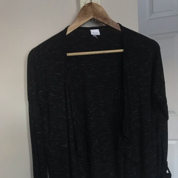 Light Bench Cardigan in Black Merl - Picture 5 of 10